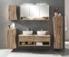 Midischrank >Kaprun< (B/H/T: 37x130x35 cm) in wotaneiche - 37x130x35 (BxHxT)
