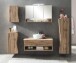 Midischrank >Kaprun< (B/H/T: 37x130x35 cm) in wotaneiche - 37x130x35 (BxHxT)