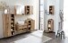 Midischrank >Kaprun< (B/H/T: 60x130x35 cm) in wotaneiche - 60x130x35 (BxHxT)