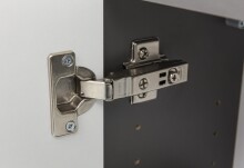 Midischrank >Kaprun< (B/H/T: 60x130x35 cm) in graphit - 60x130x35 (BxHxT)