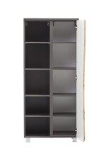 Midischrank >Kaprun< (B/H/T: 60x130x35 cm) in graphit - 60x130x35 (BxHxT)