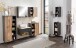 Midischrank >Kaprun< (B/H/T: 60x130x35 cm) in graphit - 60x130x35 (BxHxT)