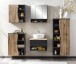 Badezimmerspiegelschrank >Kaprun< (B/H/T: 60x64x20 cm) in graphit