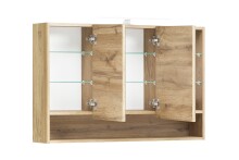 Badezimmerspiegelschrank >Kaprun< (B/H/T: 100x64x20...