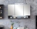 Badezimmerspiegelschrank >Kaprun< (B/H/T: 100x64x20 cm) in graphit