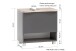 Waschtisch-Set >Kaprun< (B/H/T: 61x55x47 cm) in wotaneiche - 61x55x47 (BxHxT)