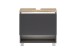 Waschtisch-Set >Kaprun< (B/H/T: 61x55x47 cm) in graphit - 61x55x47 (BxHxT)