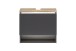 Waschtisch-Set >Kaprun< (B/H/T: 61x55x47 cm) in graphit - 61x55x47 (BxHxT)