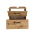 Waschbeckenunterschrank >Manchester< (B/H/T: 60x55x35 cm) in wotaneiche aus MDF