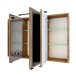Badezimmerspiegelschrank >Manchester< (B/H/T: 100x64x20 cm) in wotaneiche