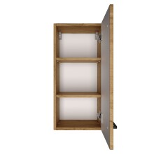 Hängeschrank >Manchester< (B/H/T: 30x64x20 cm) in wotaneiche - 30x64x20 (BxHxT)
