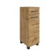 Waschbeckenunterschrank >Manchester< (B/H/T: 30x79x35 cm) in wotaneiche aus MDF