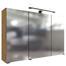 Waschtisch-Set >Manchester< (B/H/T: 160x200x50 cm) in wotaneiche aus MDF