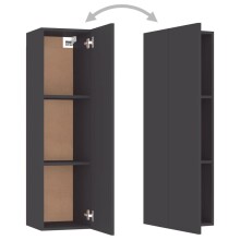 TV-Board >Irxleben-I< (B/H/T: 30x110x30 cm) in Grau - 30x110x30cm (BxHxT)