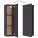 TV-Board >Irxleben-I< (B/H/T: 30x110x30 cm) in Grau - 30x110x30cm (BxHxT)