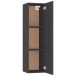 TV-Board >Irxleben-I< (B/H/T: 30x110x30 cm) in Grau - 30x110x30cm (BxHxT)