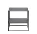Beistelltisch >PEBBLE< (B/H/T: 50x50x50 cm) in schwarz - 50x50x50 (BxHxT)