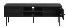 TV-Board >PENSACOLA< (B/H/T: 120x43x40 cm) in schwarz - 120x43x40 (BxHxT)