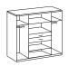 Kleiderschrank >Denver< (B/H/T: 180x208x58 cm) in Weiß - 180x208x58cm (BxHxT)