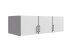 Schrankaufsatz >Click< (B/H/T: 135x40x58 cm) in Weiß - 135x40x58cm (BxHxT)