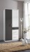 Kleiderschrank >Click< (B/H/T: 90x198x58 cm) in Weiß - 90x198x58cm (BxHxT)