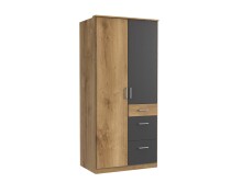 Kleiderschrank >Click< (B/H/T: 90x198x58 cm) in...