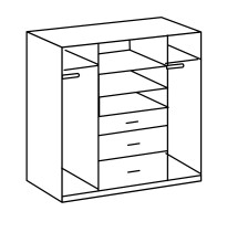 Kleiderschrank >Click< (B/H/T: 180x198x58 cm) in...