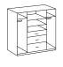 Kleiderschrank >Click< (B/H/T: 180x198x58 cm) in Eiche-Sägerau-Nachbildung