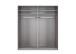 Kleiderschrank >Altona2< (B/H/T: 225x210x65 cm) in Graphit - 225x210x65 (BxHxT)