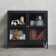 Vitrine >CARMEL< (B/H/T: 90x85x40 cm) in Metall...