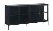 Vitrine >CARMEL< (B/H/T: 170x85x40 cm) in Metall...