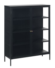 Vitrine >CARMEL< (B/H/T: 110x140x40 cm) in Metall...