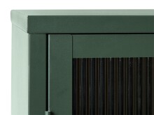 Sideboard >BRONCO< (B/H/T: 132x85x40 cm) in grün aus Metall - 132x85x40 (BxHxT)