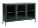 Sideboard >BRONCO< (B/H/T: 132x85x40 cm) in grün aus Metall - 132x85x40 (BxHxT)