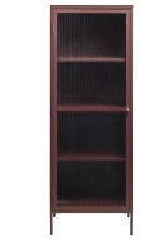 Vitrine >BRONCO< (B/H/T: 58x160x40 cm) in rot aus...