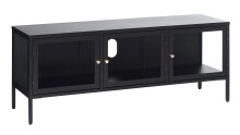 TV-Board >CARMEL< (B/H/T: 132x52x40 cm) in schwarz...