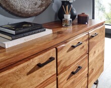 Sideboard >Nagercoil< (B/H/T: 145x82x45 cm) in Sheesham - 145x82x45 (BxHxT)