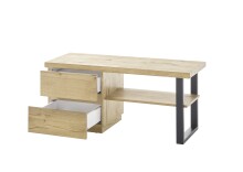 Sitzbank >YORKSHIRE-S< (BxHxT: 108x47x41 cm) in holzfarben - 108x47x41 (BxHxT)