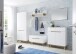Wandpaneel >CERVO Garderobe< (BxHxT: 97x35x32 cm) in weiß - 97x35x32 (BxHxT)