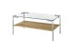 Couchtisch >GLASGOW< (BxHxT: 110x46x60 cm) in holzfarben - 110x46x60 (BxHxT)