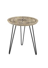 Beistelltisch >NEVIS< (BxHxT: 46x51x46 cm) in holzfarben - 46x51x46 (BxHxT)