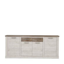 Sideboard >Duro< (BxHxT: 212,9x90,3x41,3 cm) Pinia...