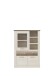 Highboard >Duro< (BxHxT: 109,8x160,3x41,5 cm) Pinia Weiss mit Eiche Antik