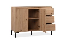 Kommode >Korsika< (BxHxT: 120x87x40 cm) in Dekor Artisan Oak - 120x87x40 (BxHxT)