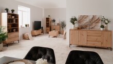 Sideboard >Korsika< (BxHxT: 170x87x40 cm) in Dekor Artisan Oak