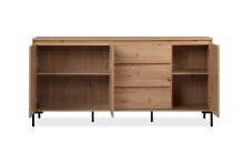 Sideboard >Korsika< (BxHxT: 170x87x40 cm) in Dekor Artisan Oak
