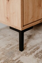 Kommode >Korsika< (BxHxT: 81x87x40 cm) in Dekor Artisan Oak - 81x87x40cm (BxHxT)