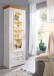 Vitrine >WZ-0133< (BxHxT: 79x214x42 cm) in weiß - 79x214x42 (BxHxT)