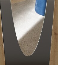 Kleiderschrank >Kassel< (BxHxT: 120x195x55 cm) in Artisan Eiche / Graphit