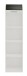 Jalousieschrank >Jalousieschrank< (BxHxT: 46x192x44 cm) weiß matt lack/graphit